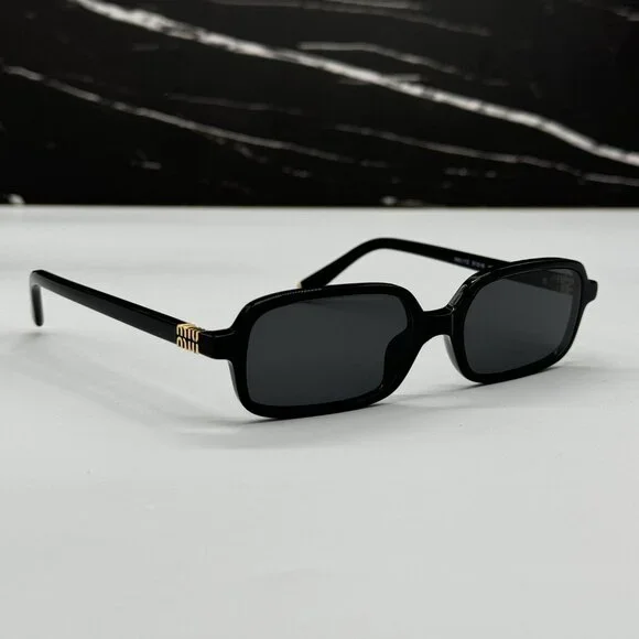 NEW MIU MIU SQUARE BLACK WOMEN SUNGLASSES MU11ZS 16K5S0 MIU  display picture 1
